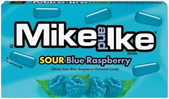 MIKE & IKE SOUR BLUE RAZZ 24/3/99¢
