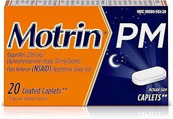 MOTRIN PM CAPLETS 20'S BT