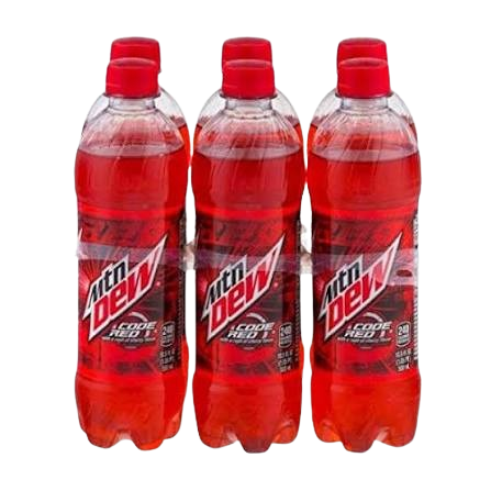 MOUNTAIN DEW CODE RED 20 OZ BOTTLE