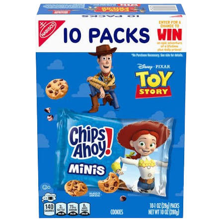 NAB CHIPS AHOY MINI 10/1.25OZ PEG