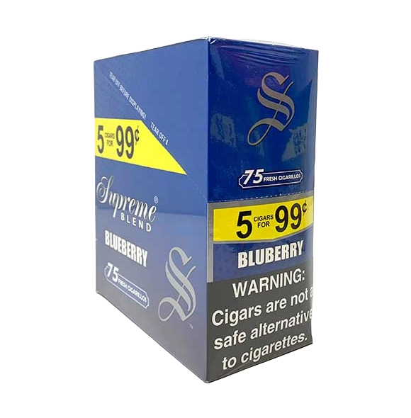 S/B CIGARILO BLUEBERRY POCH 15/4PK