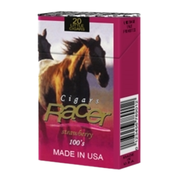 RACER STRBRY FILTER CIGARS BOX