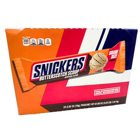 SNICKERS BUTTERSCOTCH SCOOP 24 CT