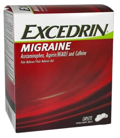 EXCEDRIN MIGRAINE 50/2'S