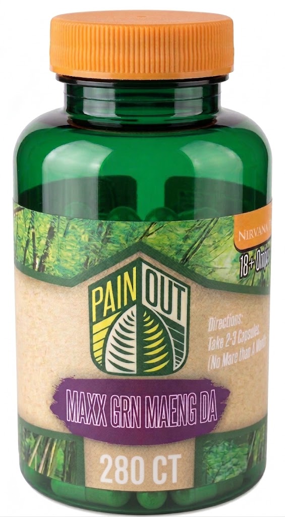 PAIN OUT CAP MAXX GRN MANA DA 280CT
