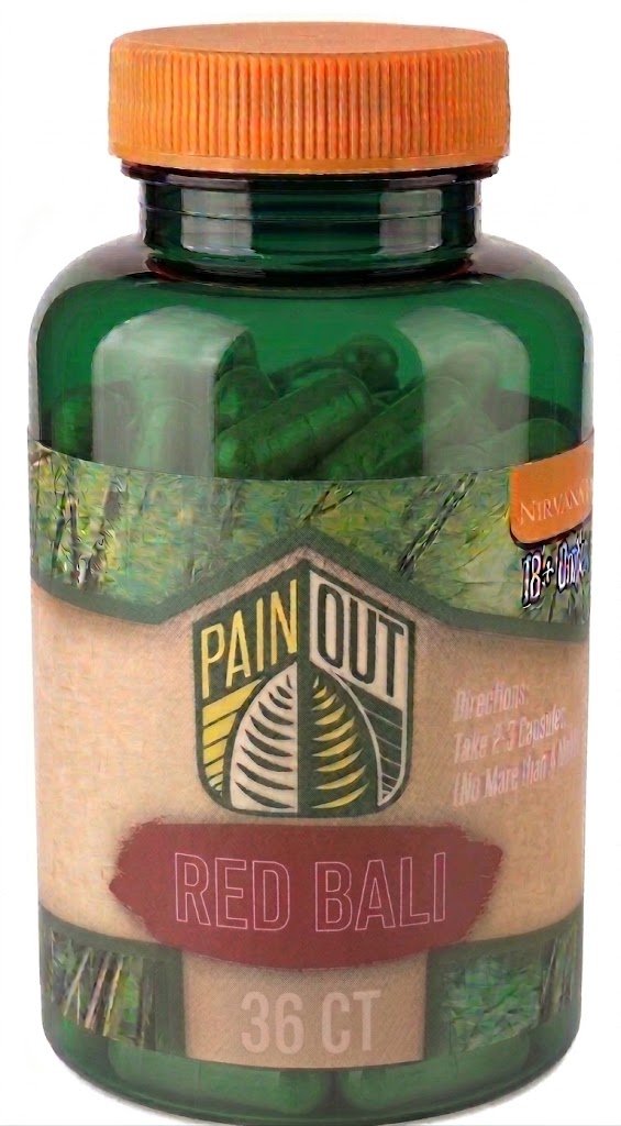 PAIN OUT CAP RED BALI 36CAP PK