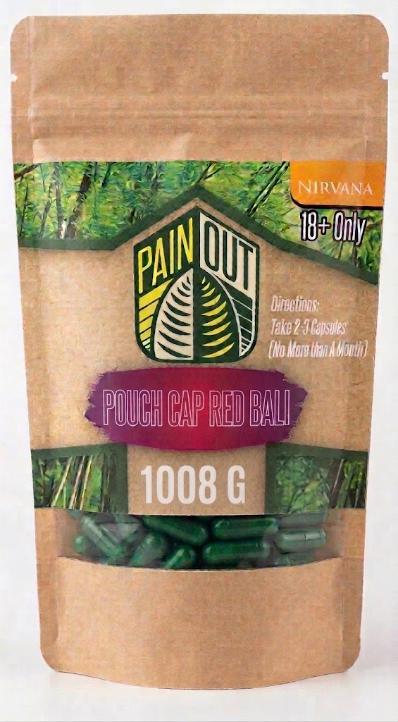 PAIN OUT POUCH CAP RED BALI 1008G
