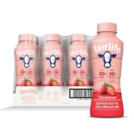 FAIRLIFE MILK STRAWBERY 2% 12/14 OZ