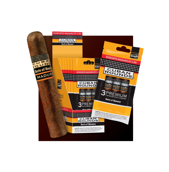 CUBAN ROUNDS DISP CIGARS 8/3PK 48CT