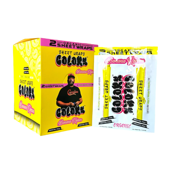 COLORS PAP WRAP BANANA CREAM 25/2PK