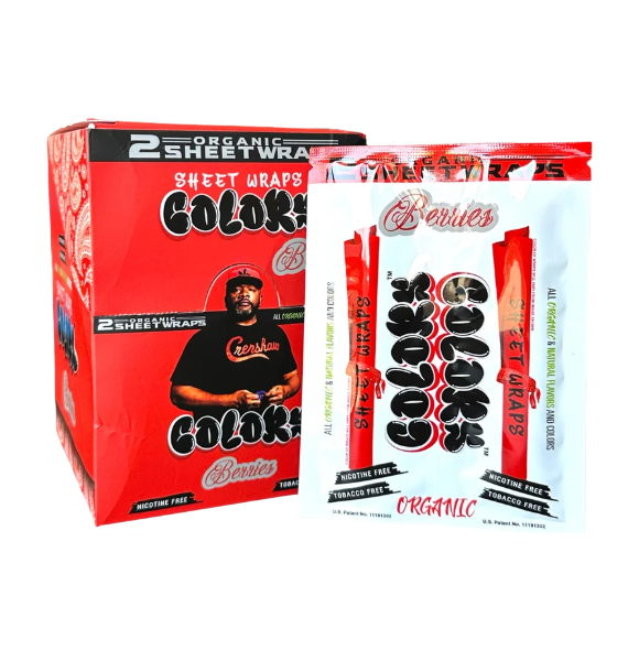 COLORS PAP WRAP BERRIES 25/2PK