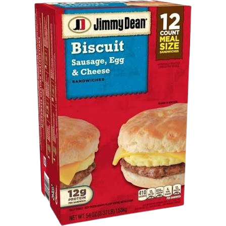 JIMMY DEAN SAUSAGE & BISCUIT 12CT