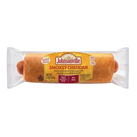 JVILLE SMK/CHEDDAR SAUG IN A ROLL
