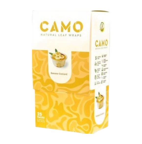 CAMO NAT LEAF WRAP BANNA CUS 25/5PK