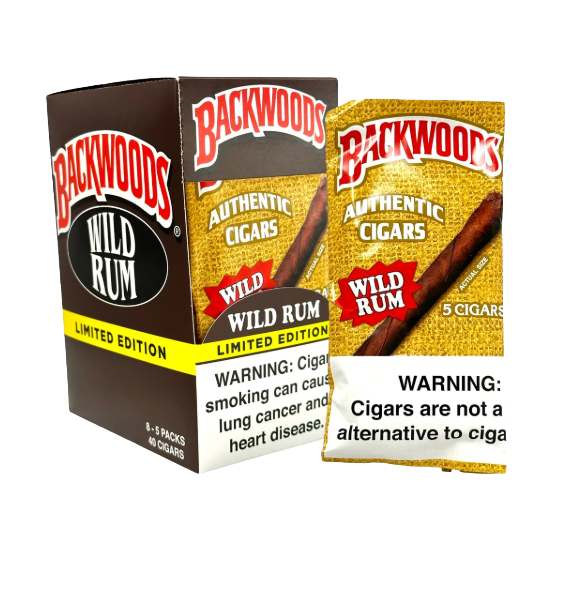 BACKWOODS WILD RUM 8/5PK