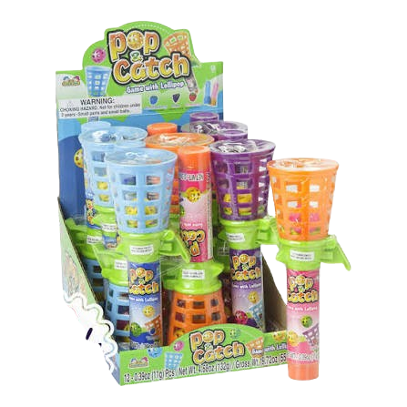 KM POP & CATCH LOLLIPOP 12 CT