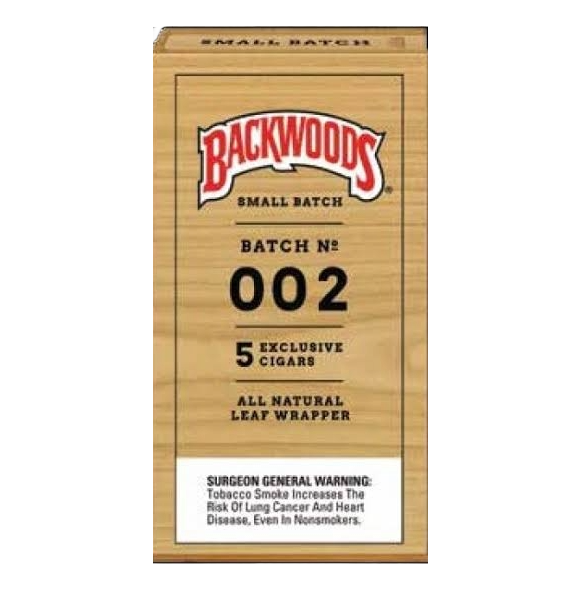 BACKWOODS SML BATCH NO.002 8/5 CT