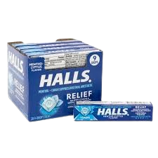 HALLS CGH DROPS MENT BX