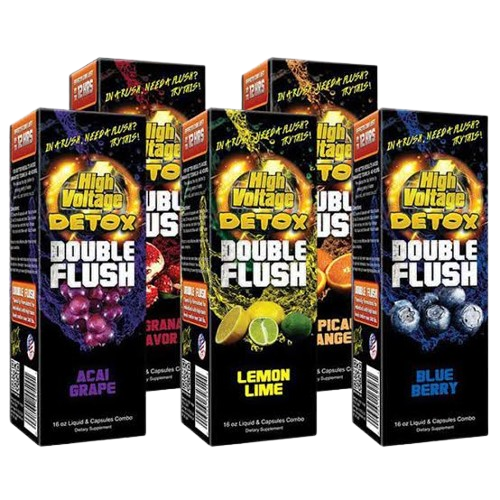 HIGH VOLTAGE DOUBLE FLUSH DETOX 16Z