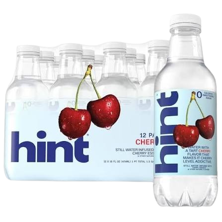 HINT CHERRY ESSENCE WATER 12/16 OZ
