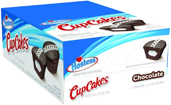 HOSTESS CUP CAKE CHOCOLATE 6/2CT