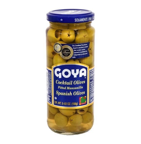 OLIVES GOYA PITTED 5.5 OZ JAR