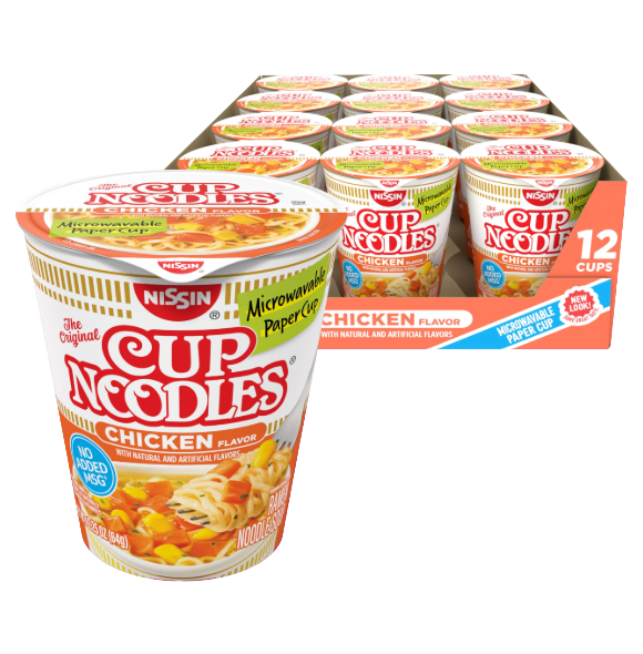 NISSIN CUP NOODLE CHICKEN 12/2.25 Z