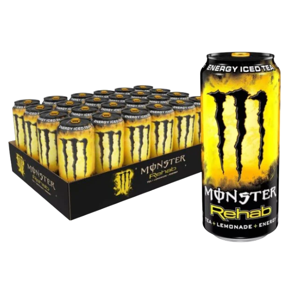 MONSTER REHAB TEA+LEMONADE 24/16OZ