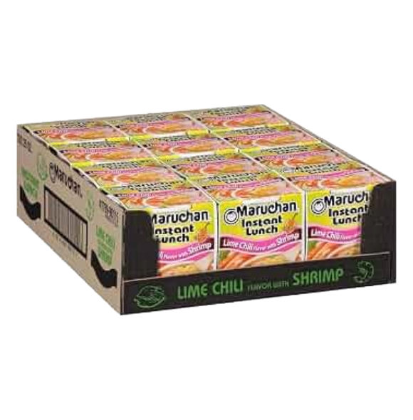 MARUCHAN CUP LIME SHRIMP 12-2.25Z