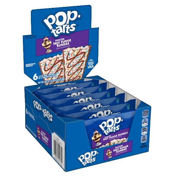 KELL POPTART HOT FUDG SUNDA 6CT 3.6