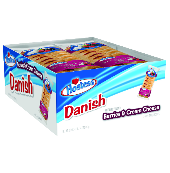 HOSTESS DANISH BERRY/CHEESE 6CT 5Z