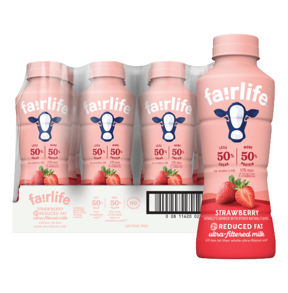 FAIRLIFE MILK STRAWBERY 2% 12/14 OZ