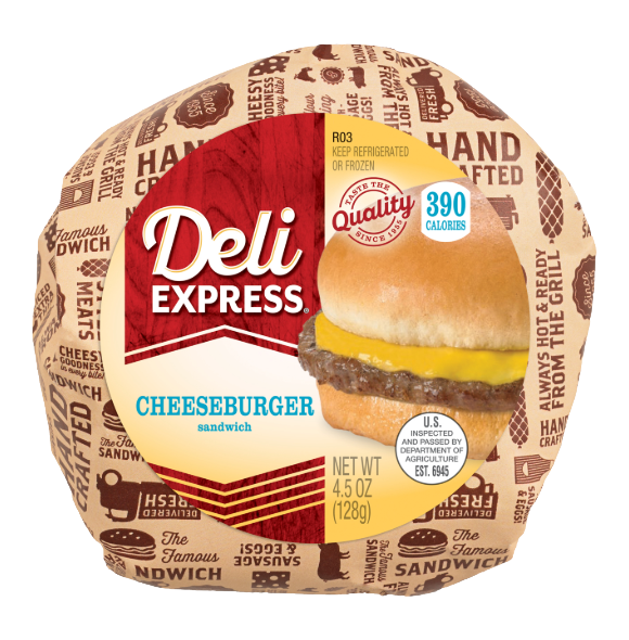 DELI EXPRESS CHEESE BURGER 4.5 OZ