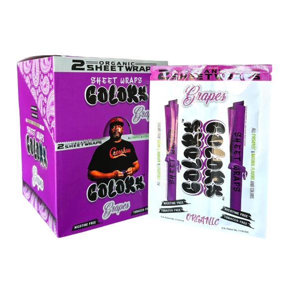 COLORS PAP WRAP GRAPES   25/2PK