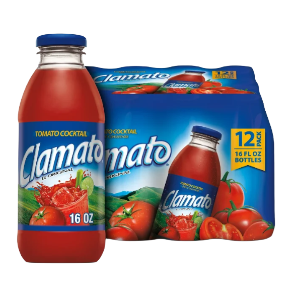 CLAMATO JUICE 12/16 OZ