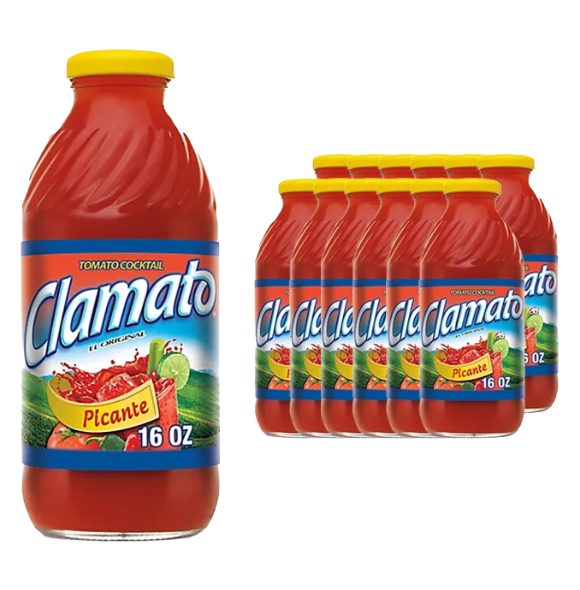 CLAMATO PICANTE JUICE 12/16 OZ