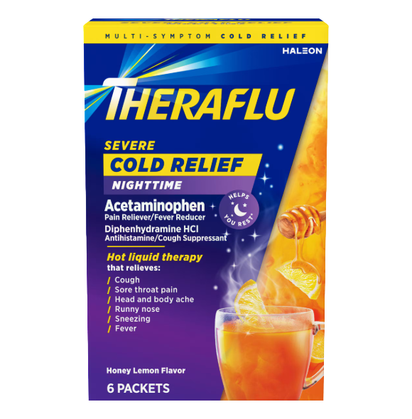 THERA FLU SEVERE COLD NIGHTIME LEMN