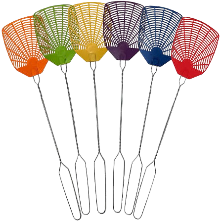FLY SWATTER-METAL HNDL