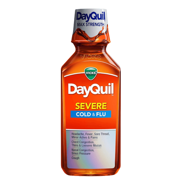 QUALITY PLUS COLD FLU (DAYQUIL)6OZ