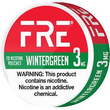 FRE NICO PCH WINTERGREEN 3MG 5CT