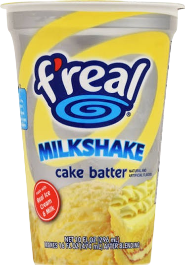 FREAL MILKSHAKE CAKE BATTER 10 OZ