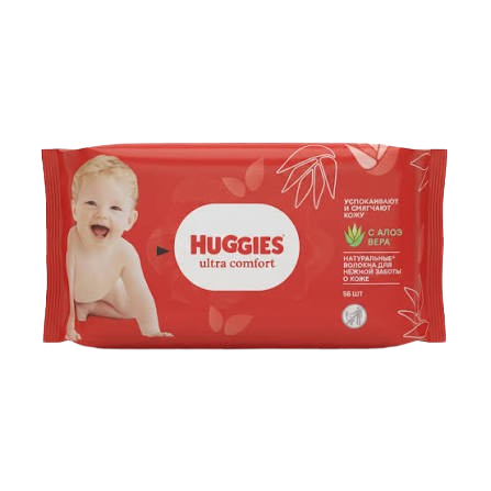 HUGGIES BABY WIPES NAT 10/56CT