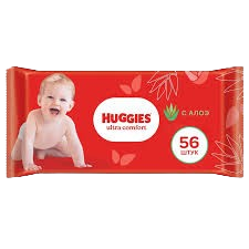 HUGGIES BABY WIPES ULT CONFORT10/56