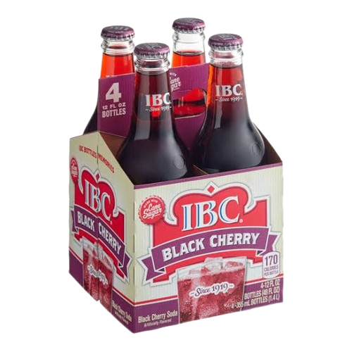 IBC BLACK CHERRY GL BOT 24CT 12 OZ