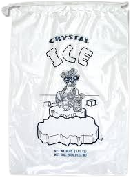 ICE BAG CYSTAL DRAW STRING  500/8LB