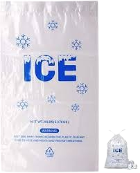 ICE BAG CYSTAL DRAW STRING 250/20LB