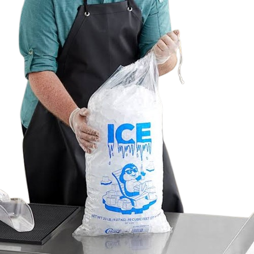 ICE BAG DRAW STRING 20 LB 250