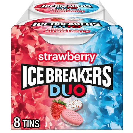 ICE BREAKER DUOS STRAWBERRY 8CT