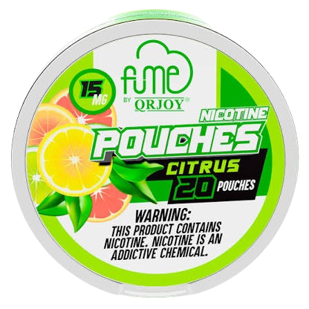 FUME 15MG CITRUS PCH NICOTINE 5CT