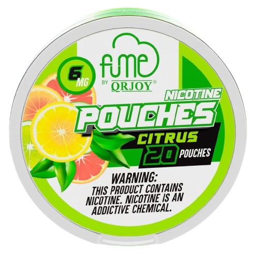 FUME 6MG CITRUS PCH NICOTINE 5CT